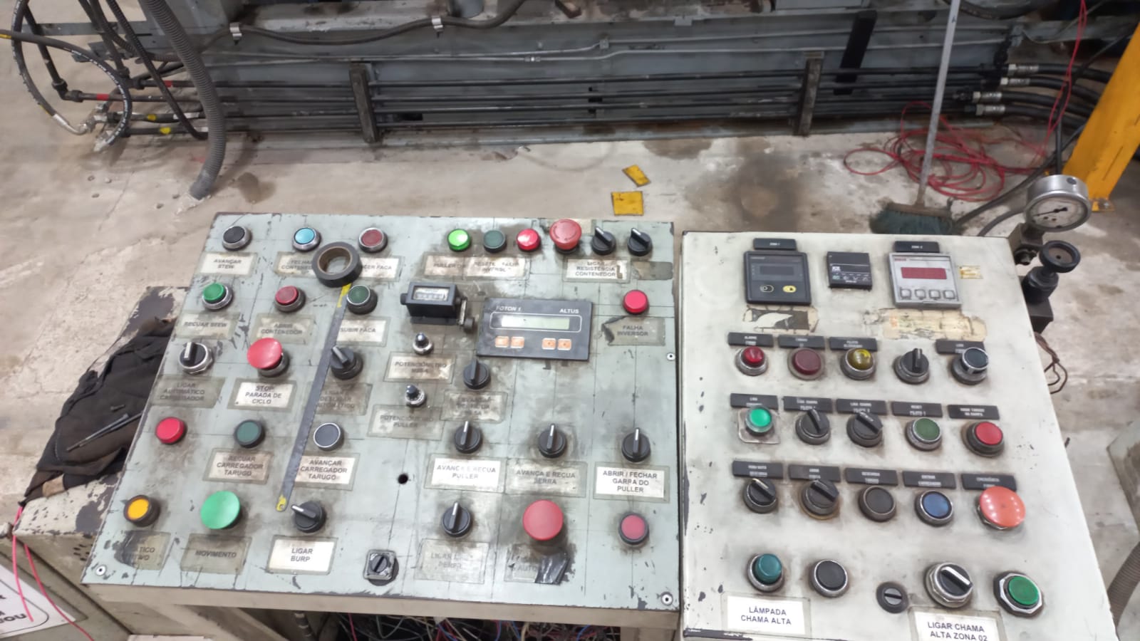 Retrofitting de painel elétrico - antes